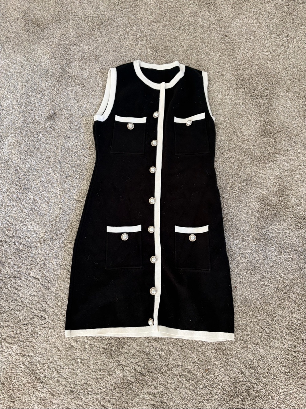 Commence knit black dress XS